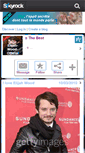 Mobile Screenshot of elijah-wood-official.skyrock.com