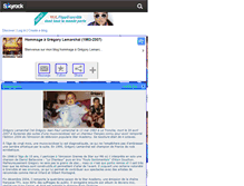 Tablet Screenshot of hommagegreglemarchal73.skyrock.com