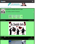 Tablet Screenshot of chandelleverte.skyrock.com