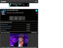 Tablet Screenshot of cedric-oheix-officiel.skyrock.com
