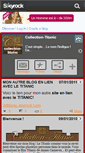 Mobile Screenshot of collection-titanic.skyrock.com