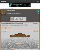 Tablet Screenshot of collection-titanic.skyrock.com