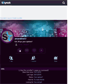 Tablet Screenshot of amandine57.skyrock.com