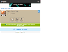 Tablet Screenshot of charlotte-magie.skyrock.com