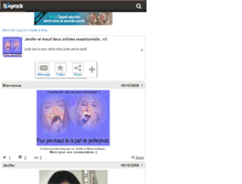 Tablet Screenshot of jenifermaud.skyrock.com