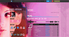 Desktop Screenshot of mimi--official.skyrock.com