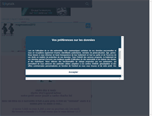 Tablet Screenshot of magrossesse2012.skyrock.com