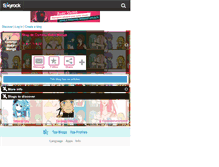 Tablet Screenshot of commu-baka-manga.skyrock.com