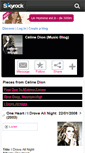 Mobile Screenshot of celine-music.skyrock.com