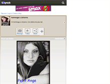 Tablet Screenshot of hommage-johanna.skyrock.com