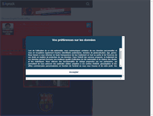 Tablet Screenshot of messi-le-genie-du-fcb.skyrock.com