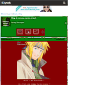 Tablet Screenshot of commu-naruto-ninjax3.skyrock.com