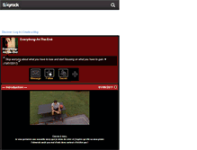 Tablet Screenshot of everything-at-the-end.skyrock.com