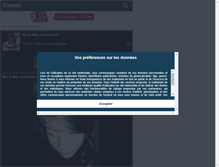 Tablet Screenshot of mlle-melissa4.skyrock.com