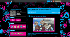 Desktop Screenshot of kilari-love-hiroto76770.skyrock.com