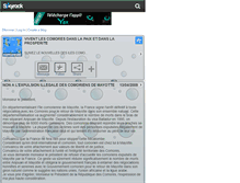 Tablet Screenshot of comores80.skyrock.com