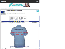 Tablet Screenshot of gendarmerie---nationale.skyrock.com