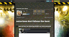 Desktop Screenshot of notorious-keri-hilson.skyrock.com