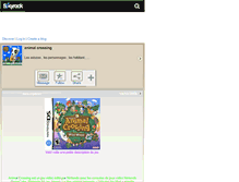 Tablet Screenshot of animalcrossinglo.skyrock.com