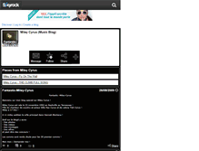 Tablet Screenshot of fantastic-miley-cyrus.skyrock.com