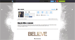 Desktop Screenshot of mlle-x-lealove.skyrock.com