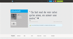 Desktop Screenshot of chouukette28.skyrock.com