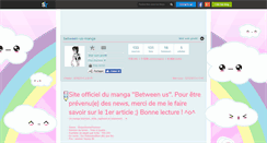 Desktop Screenshot of between-us-manga.skyrock.com