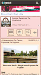 Mobile Screenshot of centre-equestre-voglans.skyrock.com