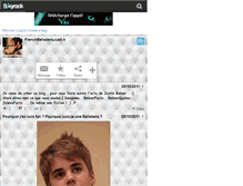 Tablet Screenshot of frenchbeliebersjustin.skyrock.com