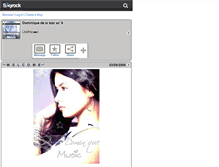 Tablet Screenshot of dominique-music.skyrock.com