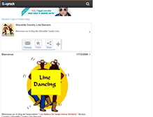 Tablet Screenshot of ghyveldecountrylinedance.skyrock.com