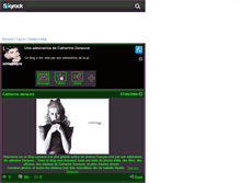 Tablet Screenshot of admiredeneuve.skyrock.com