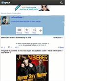 Tablet Screenshot of feverbieber.skyrock.com