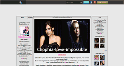 Desktop Screenshot of chophia-love-impossible.skyrock.com