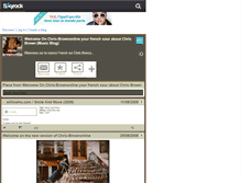 Tablet Screenshot of chris-brownonline.skyrock.com