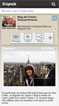 Mobile Screenshot of fiction-greysonchance.skyrock.com