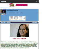 Tablet Screenshot of clararojas-emmanuel.skyrock.com