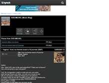 Tablet Screenshot of g0d-michel.skyrock.com
