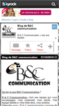Mobile Screenshot of betc-communication.skyrock.com