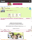 Tablet Screenshot of hagane-no-hana.skyrock.com