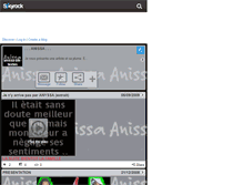 Tablet Screenshot of anissa-zik-textes.skyrock.com
