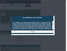 Tablet Screenshot of mileycyrusfrancecom.skyrock.com