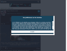 Tablet Screenshot of madame-metal.skyrock.com
