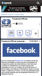 Mobile Screenshot of facebook-0fficiel.skyrock.com