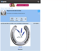 Tablet Screenshot of ecuries-des-lavandes.skyrock.com