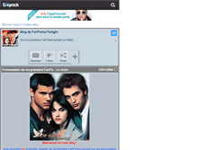 Tablet Screenshot of fanfictiontwilight.skyrock.com