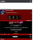 Tablet Screenshot of ados-space-fr.skyrock.com