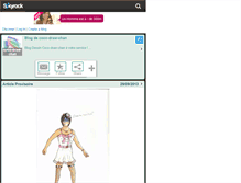 Tablet Screenshot of coco-draw-chan.skyrock.com