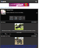 Tablet Screenshot of chevaux-frison.skyrock.com