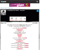 Tablet Screenshot of indochine-meteor-tour.skyrock.com